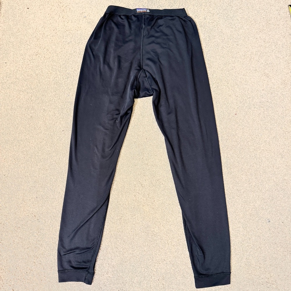Vintage Patagonia Capilene Bottoms Men's Large Navy Thermal Midweight Baselayer